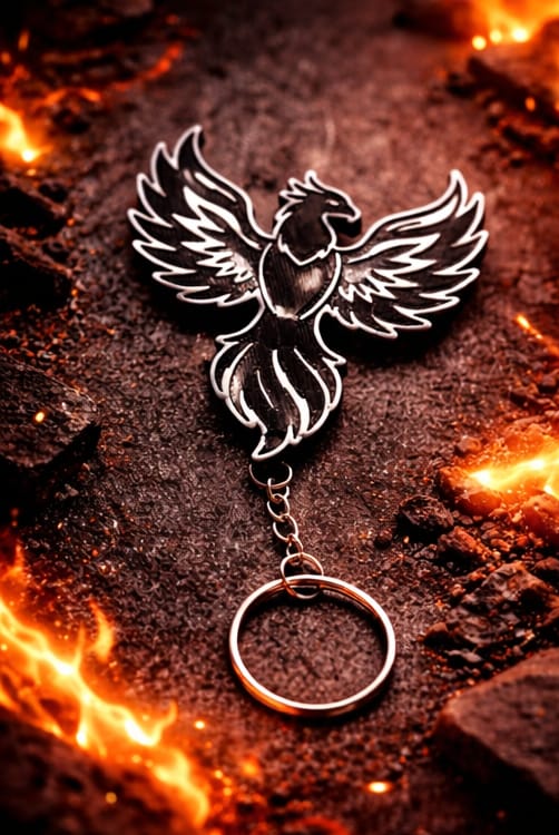 Eagle Emblem Keychain